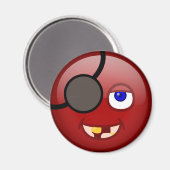 海賊赤色 マグネット (正面/裏面)