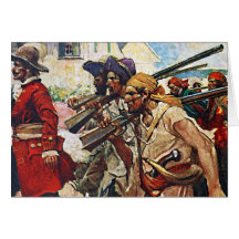 海賊軍の海賊を行進するキッズストーリー漫画