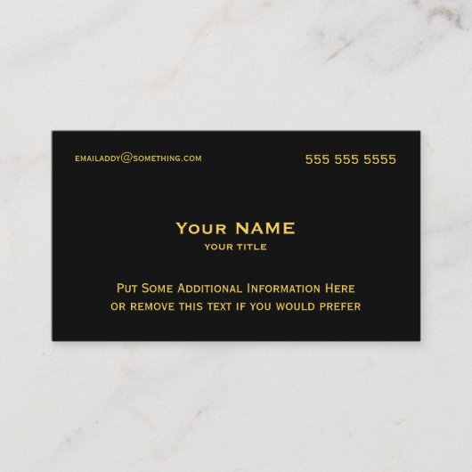 海賊金ゴールド 名刺 (正面)