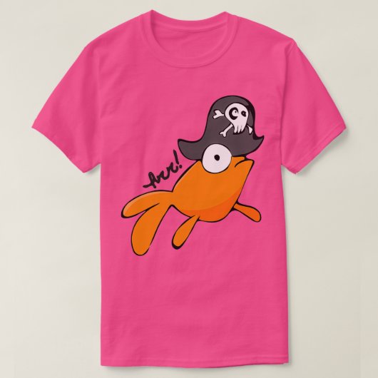 海賊金魚 Tシャツ (デザイン正面)