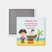 海賊隊長マグネットありがとう マグネット (正面/裏面)