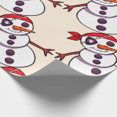 海賊雪だるまのメリークリスマス ラッピングペーパー (角)