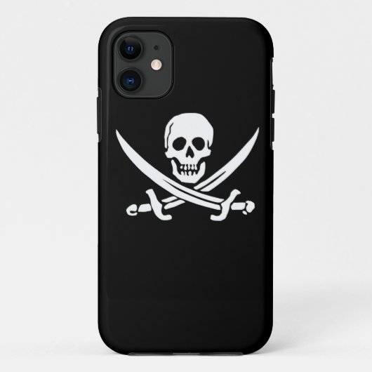 海賊電話箱のすてきなRodgerの旗の船のボートの目 Case-Mate iPhoneケース (裏面)