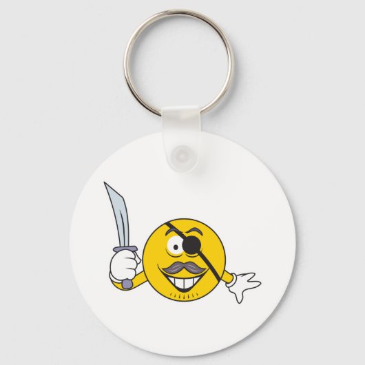 海賊顔 キーホルダー (正面)