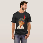 海賊類NFTのテーマ キャプテンモンキー Tシャツ (正面フル)