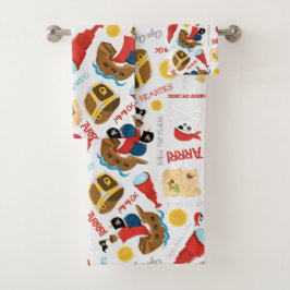 海賊風呂タオル一式 バスタオルセット