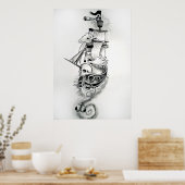 海賊風変わり船 ポスター (キッチン)