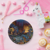 海賊骨格宝アンダーザシーアート漫画 ペーパープレート (パーティー)