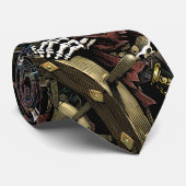 海賊骨組タイ ネクタイ (ロール)
