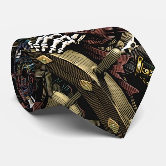 海賊骨組タイ ネクタイ (ロール)