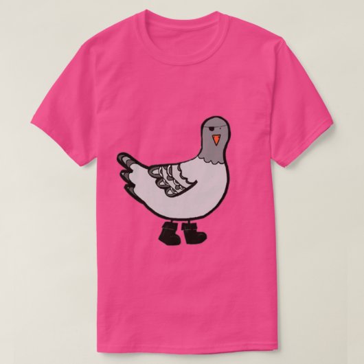 海賊鳩 Tシャツ (デザイン正面)