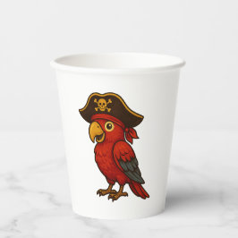 海賊鸚鵡の誕生日パーティー 紙コップ