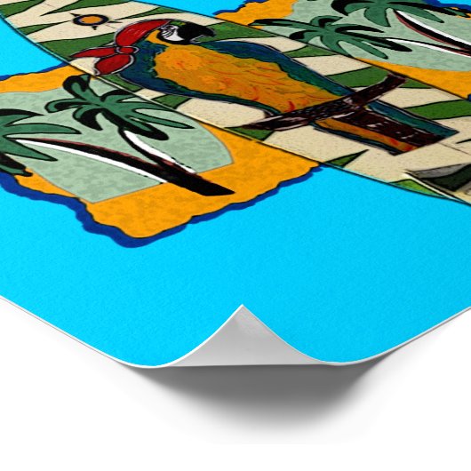 海賊鸚鵡 ポスター (角)