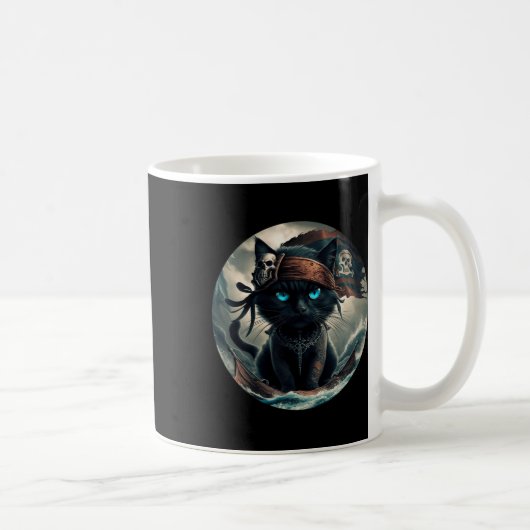 海賊黒猫 コーヒーマグカップ (右)