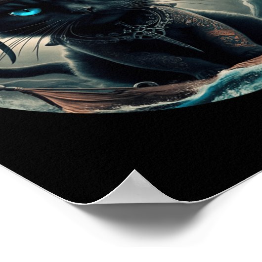 海賊黒猫 ポスター (角)