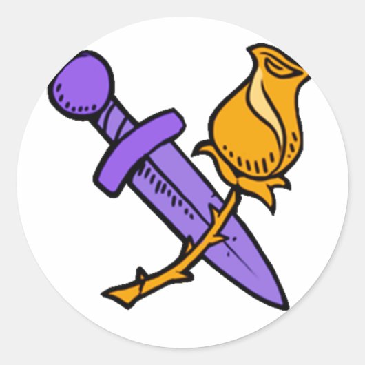 海賊101スワシュバッカー ラウンドシール (正面)