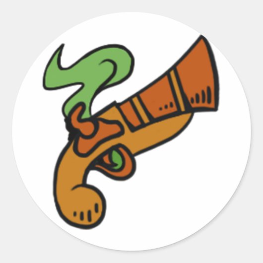 海賊101マスケーター ラウンドシール (正面)