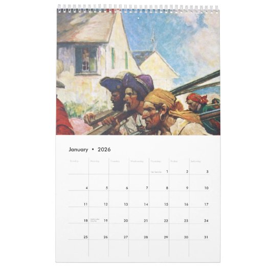 海賊2015年 カレンダー (1月 2026)