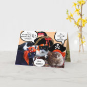 海賊・アンティーク海賊の宝石図 カード (黄色い花)