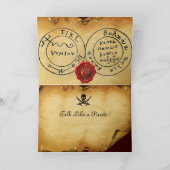 海賊・アンティーク海賊の宝石図 カード (内部)