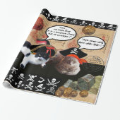 海賊・アンティーク海賊の宝石図 ラッピングペーパー (アンロールド)