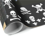 海賊・アンティーク海賊の宝石図 ラッピングペーパー (ロールコーナー)