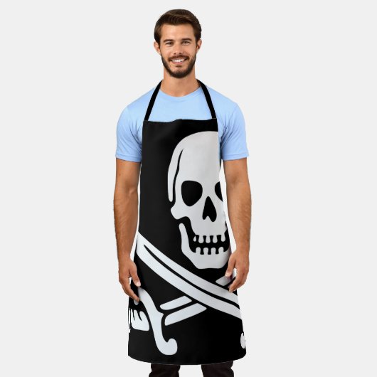 海賊 エプロン (着用した状態)
