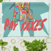 海賊 キッチンタオル (折り畳み)