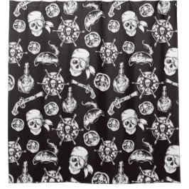 海賊 シャワーカーテン