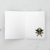 海賊 スカル キャプテン クロスボーンズ 船 カード (内部)