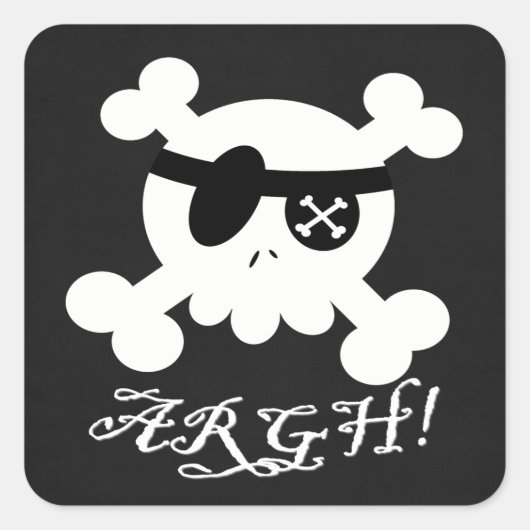海賊 スクエアシール (正面)