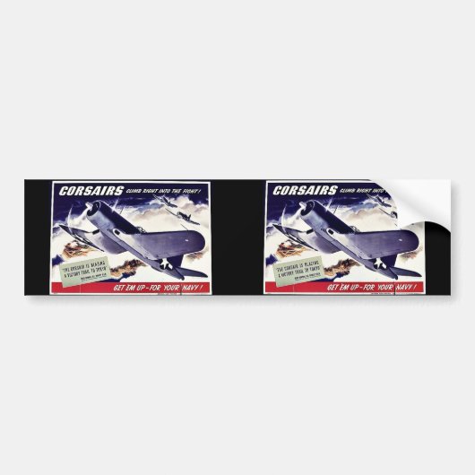 海賊 バンパーステッカー (正面)