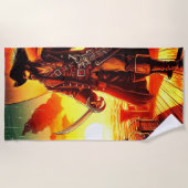 海賊 ビーチタオル (正面)