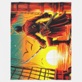 海賊 フリースブランケット (正面)