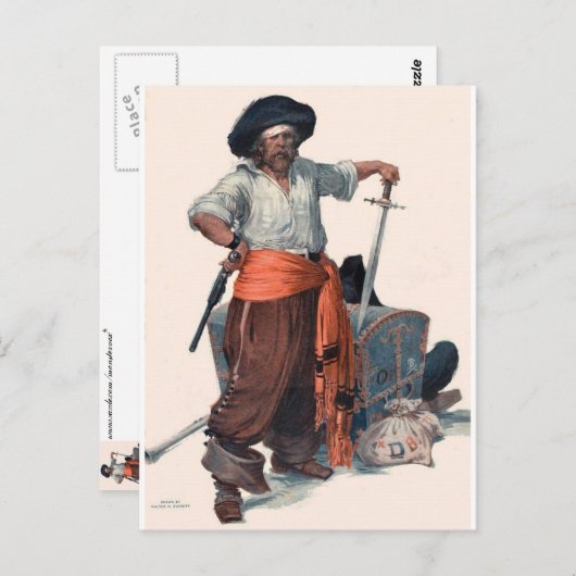 海賊 ポストカード (正面/裏面)