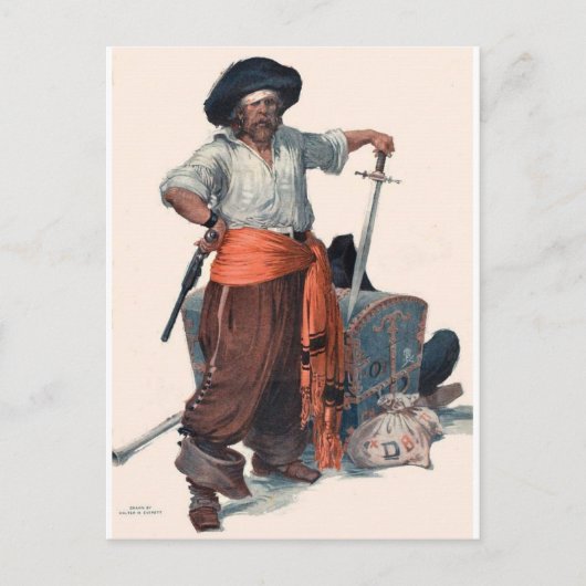 海賊 ポストカード (正面)