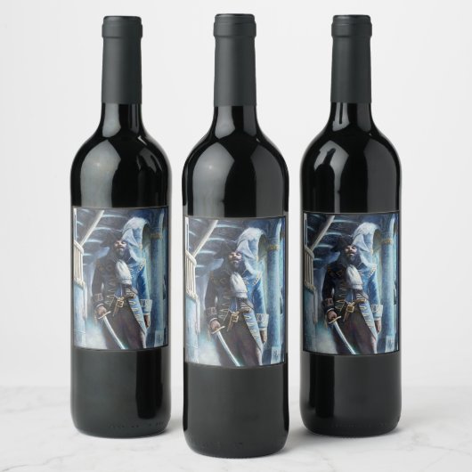 海賊 ワインラベル (ボトル)