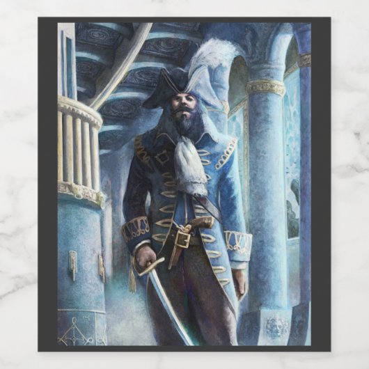 海賊 ワインラベル (シングルラベル)