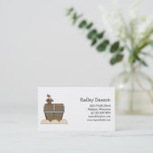 海賊 · 宝物箱及びオウム 名刺 (スタンド正面)