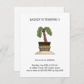 海賊·宝箱島 招待状 (正面/裏面)