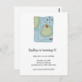 海賊・海賊の地図 ポストカード (正面/裏面)