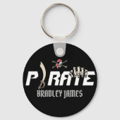 海賊 |海賊国際的の日のように話す キーホルダー (裏面)