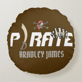 海賊 |海賊国際的の日のように話す ラウンドクッション