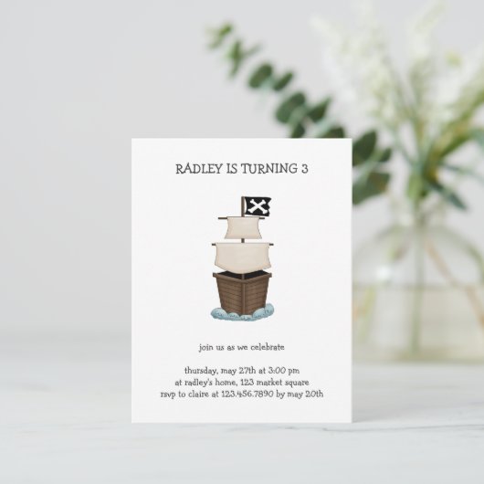 海賊·海賊船 招待状 (スタンド正面)