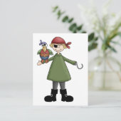 海賊・海賊・オウム ポストカード (スタンド正面)