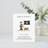 海賊·海賊、旗と宝物 招待状 (スタンド正面)