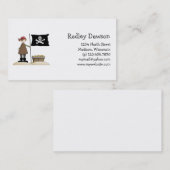 海賊 · 海賊、旗及び宝物 名刺 (正面/裏面)