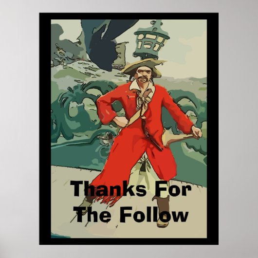 海賊、編集文字記号 ポスター (正面)