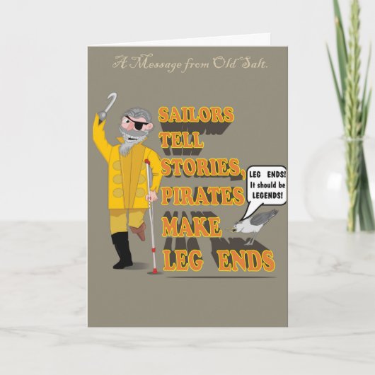 海賊; 老練の船員 カード (正面)