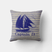 海賊、航海のな男の子の部屋のように航海して下さい クッション (裏面)
